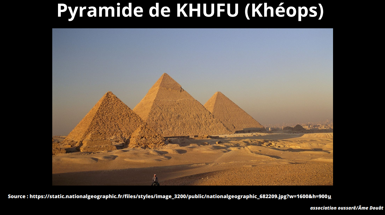 Miniature pyramide de Khufu